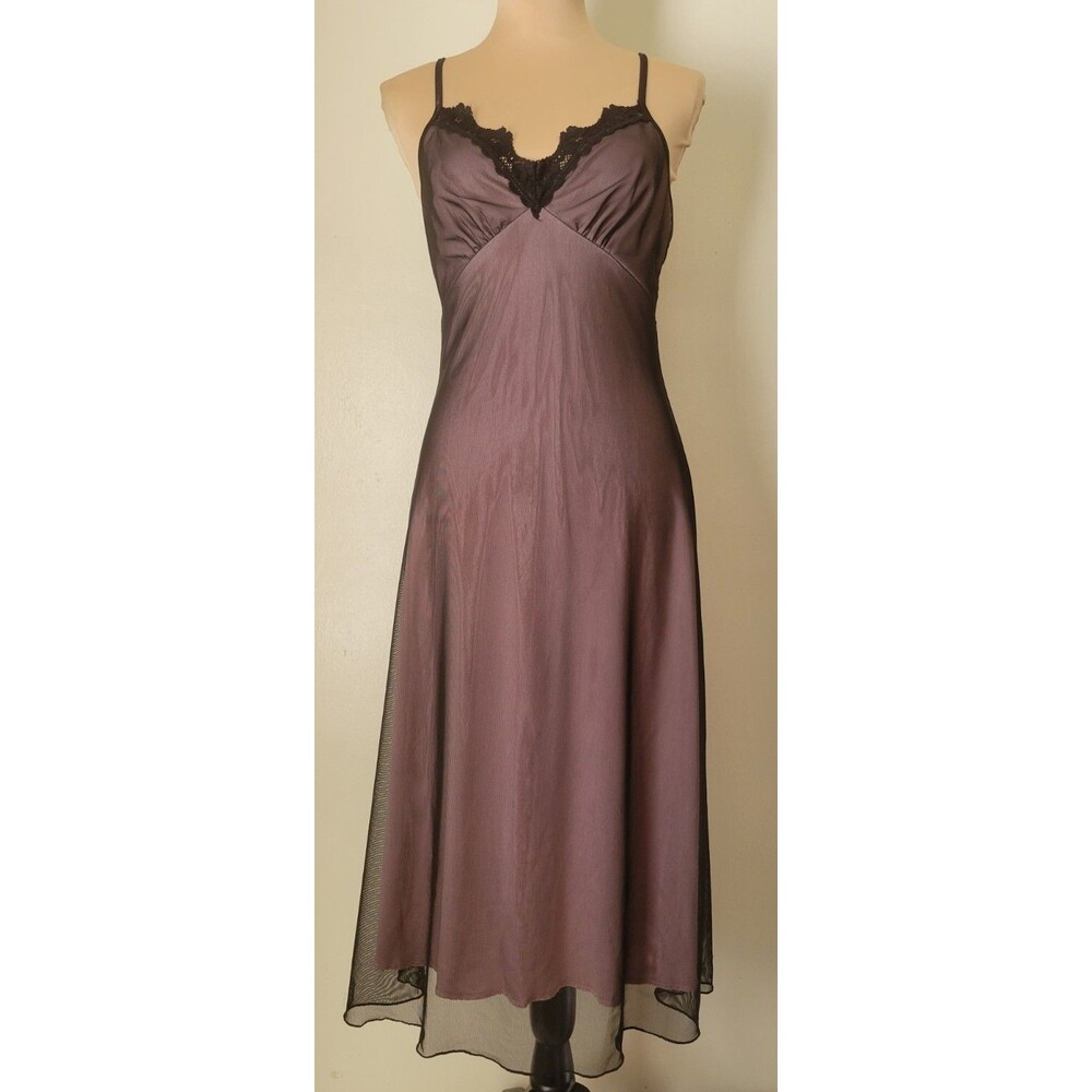 M Peep Studio Sexy Dress Pink Underlay Black Mesh/Lace